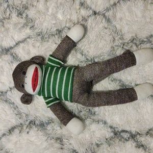 Sock monkey doll